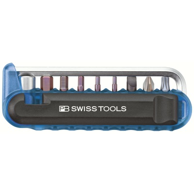 PB Swiss Tools 470.Blue BikeTool, handige compacte fietstool, blauw