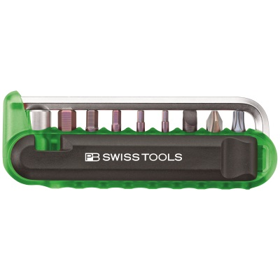 PB Swiss Tools 470.Green BikeTool, handy and compact bike tool, green