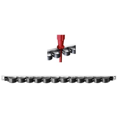 PB Swiss Tools 505.L Universal tool holder for wall mounting, for upto 11 screwdrivers
