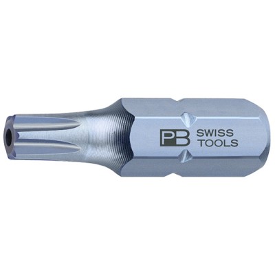 Hoelahoep vertaling Zwart PB-direct > PB Swiss Tools C6.400B/10 PrecisionBit Torx met gaatje, 25 mm  lang, maat T10