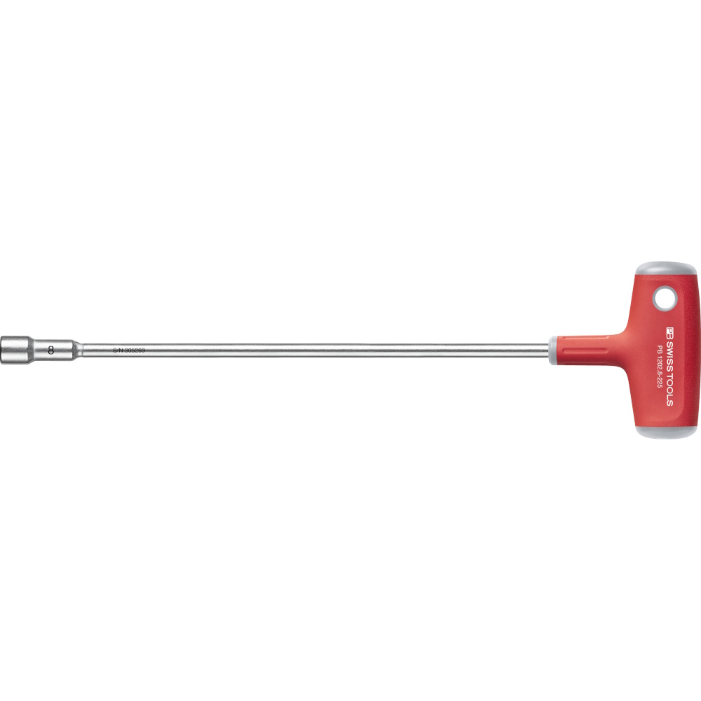 PB Swiss Tools 1202.8-225 Hexagon socket wrench with cross-handle, size 8 mm