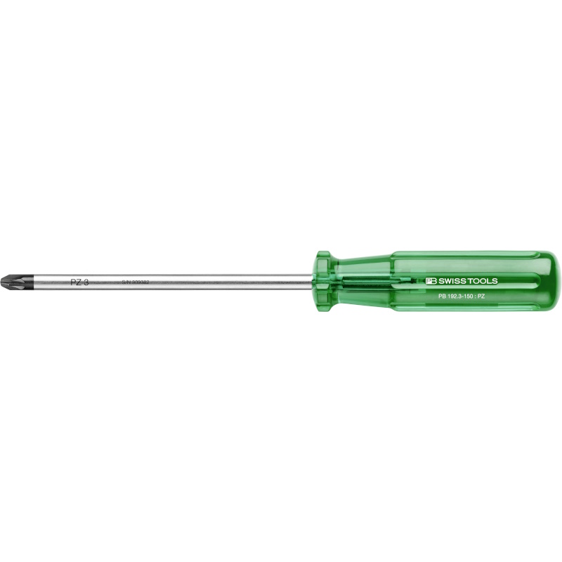 PB Swiss Tools 192.3-150 Classic schroevendraaier, kruiskop Pozidriv maat 3, kling 150 mm