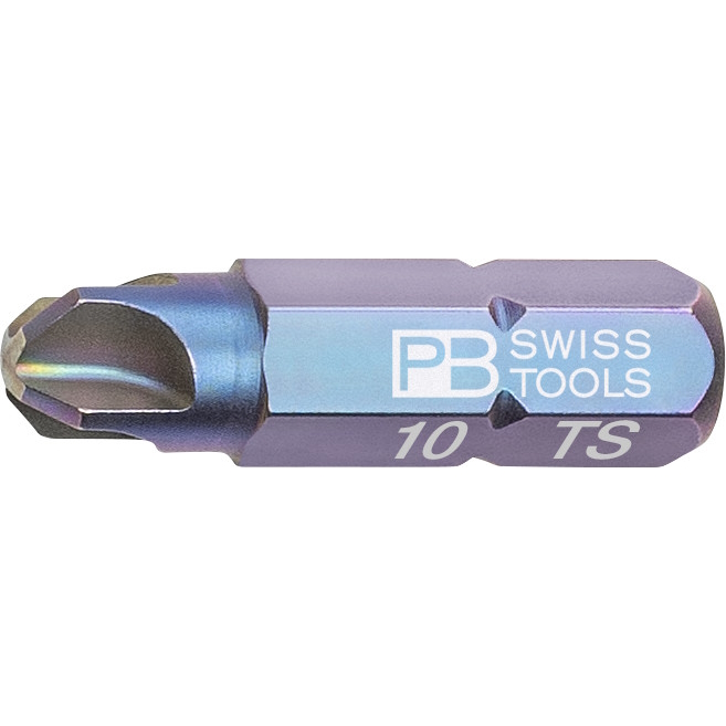 PB Swiss Tools C6.187/10 PrecisionBit Torq-Set, 25 mm lang, maat #10