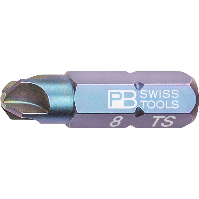 PB Swiss Tools C6.187/8 PrecisionBit Torq-Set, 25 mm lang, maat #8