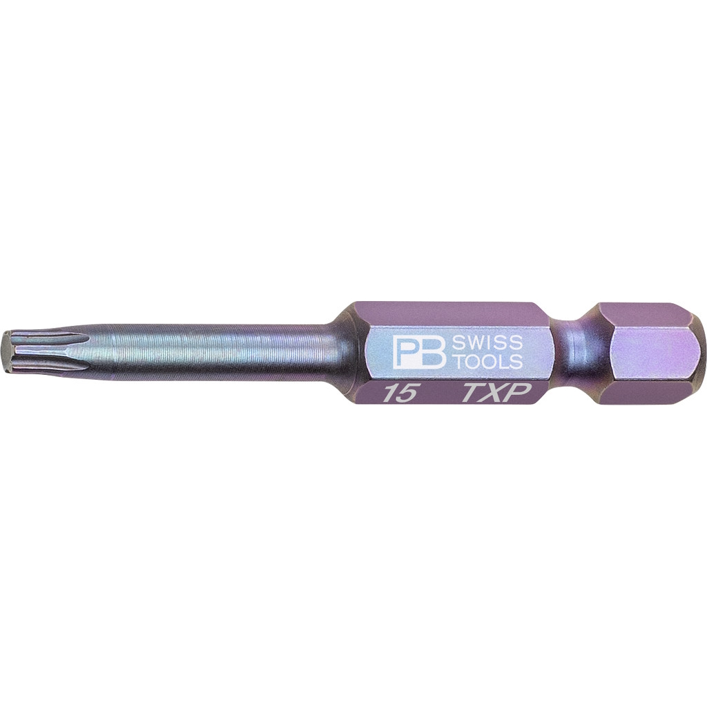 PB Swiss Tools E6.401/15 PrecisionBit Torx Plus, 50 mm long, size TXP15