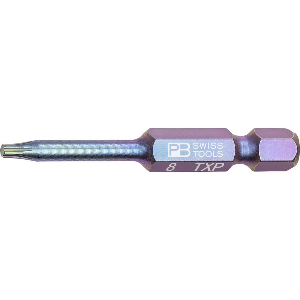 PB Swiss Tools E6.401/8 PrecisionBit Torx Plus, 50 mm long, size TXP8